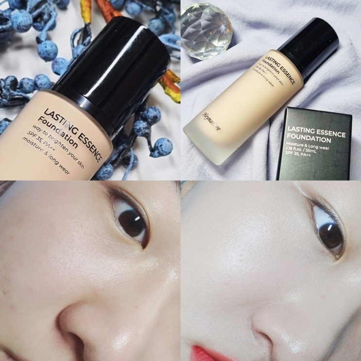 [헤이네이처] 래스팅 에센스 파운데이션 인생파데등극/ Heynature가 꽁꽁 숨겨둔 꿀템! 알고보니 베이스도 맛집 =♡