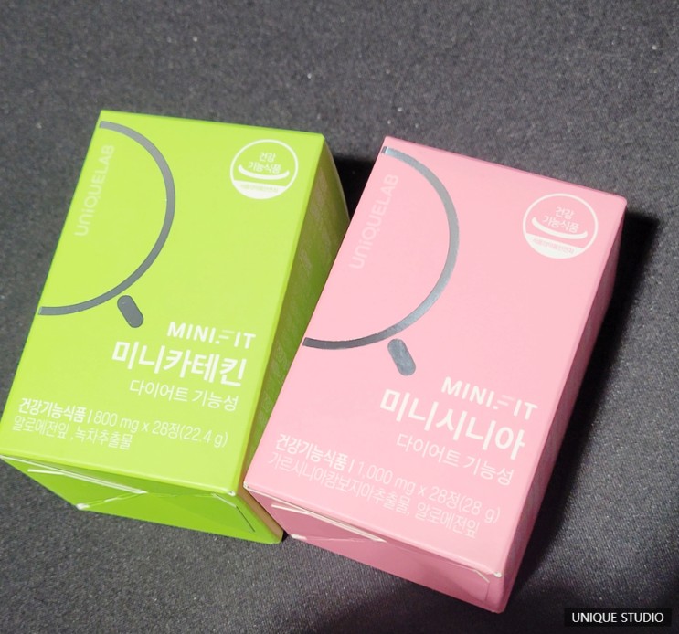 미니카테킨 [유니크랩] 미니핏 미니시니아 + 미니카테킨 다이어트 1set