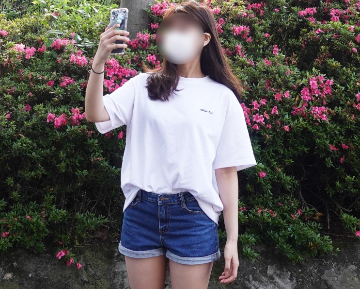 여자오버핏반팔티 ATRTI 편하게 코디해요