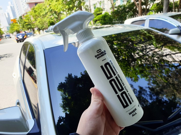 자동차 실내세정제 더블핸즈 525 이너올이면 자동차 내부세차 끝!