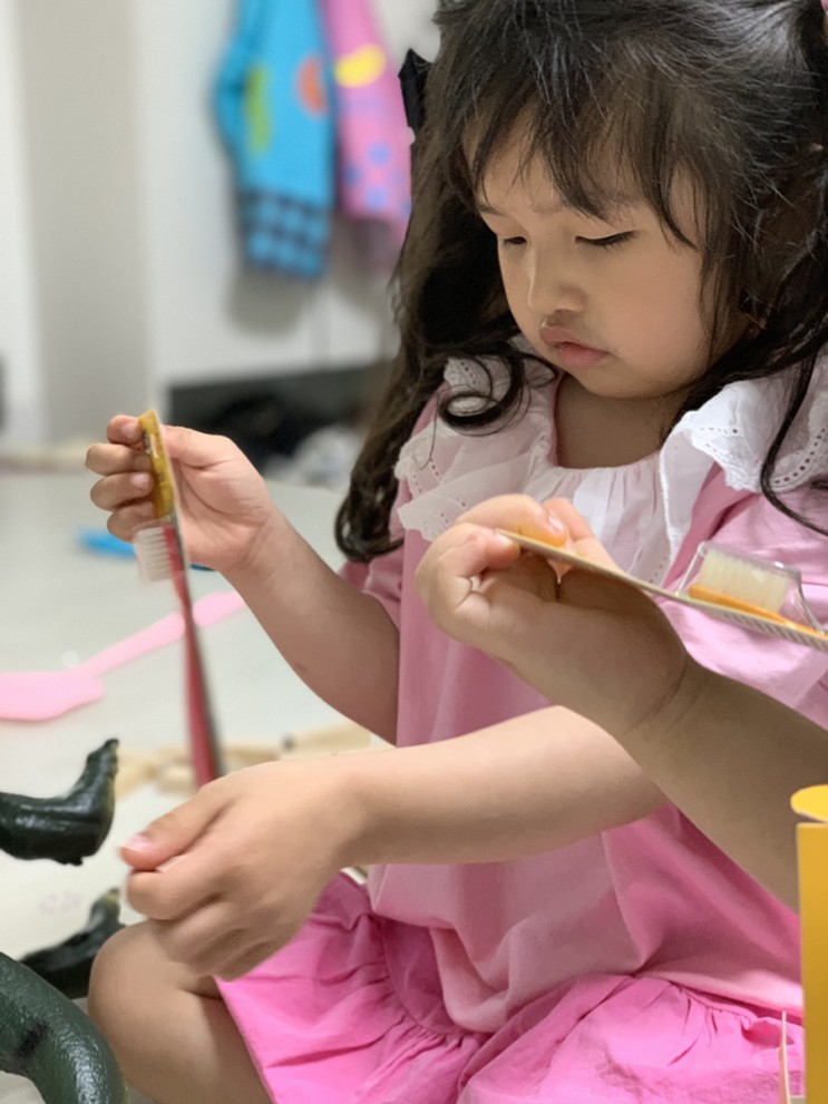 바베파파 브리스틱 에르고 칫솔2단계