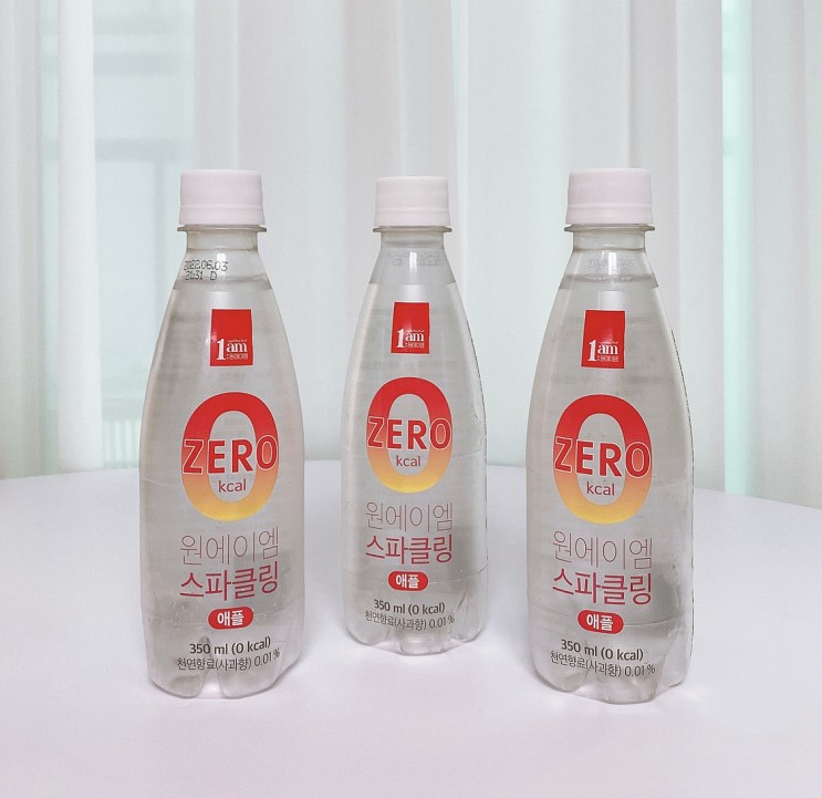 제로칼로리 건강한 탄산 : 원에이엠 스파클링 애플 1am