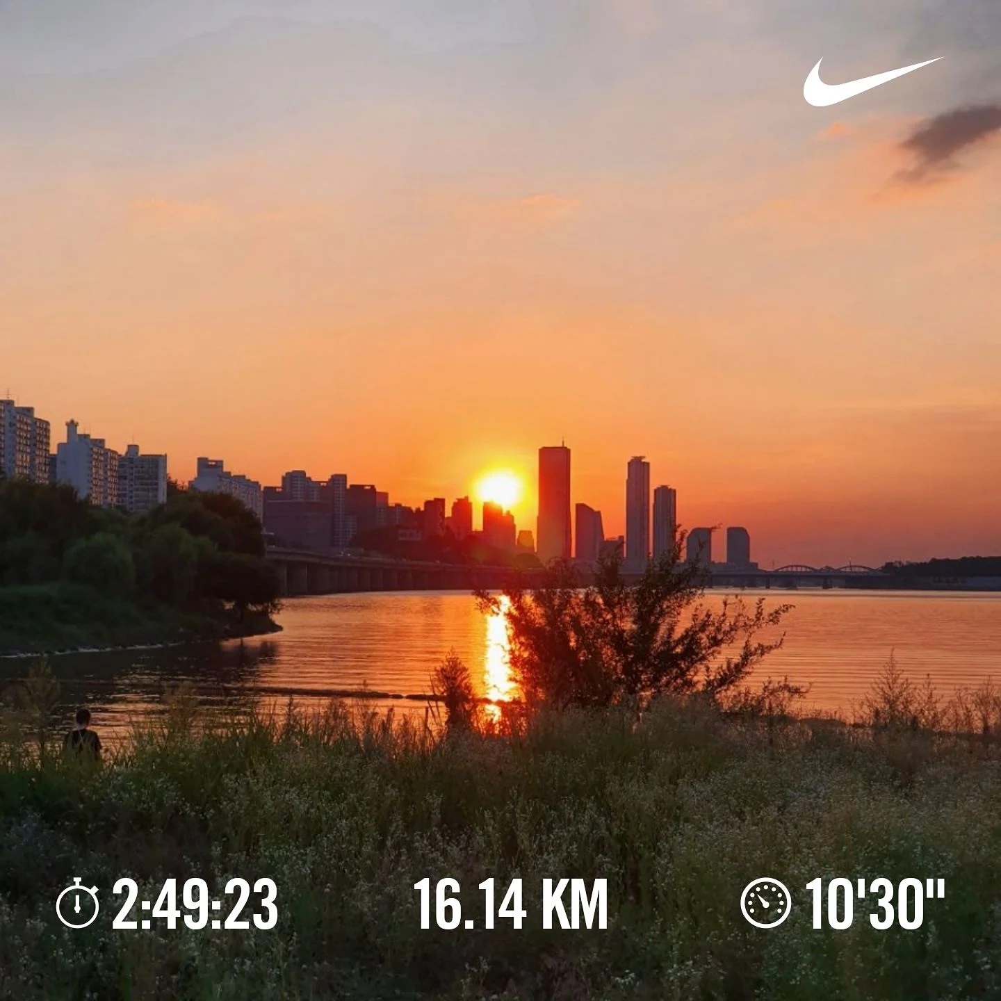 매일같이 뛰어다니니 이건 뭐 교통비 절감이구만~ 
발톱 두개 드리고 건강 챙겨갑니다.

#반포한강공원 #한강러닝 #잠수교러닝 #러닝스타그램 #러린이 #여름다이어트 #해질녘 #63빌딩 #저녁러닝 #퇴근후운동