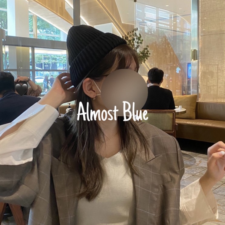 [핀터레스트 코디, 스우파 노제 비니 코디, 비니 스타일링, 비니 추천, 2000년대 패션] 얼모스트 블루 니트 비니