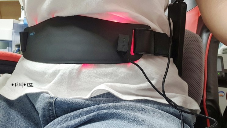 허리찜질기 시리어스 LED 콤팩트 근적외선찜질로 !