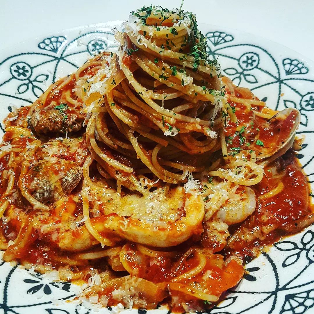 #
#롤링파스타
#해물토마토파스타
#🍅🍅🍅
#까르보나라
#🍝
#마르게리따피자
#🍕
#👍👍👍
#일상
#먹스타그램🍴