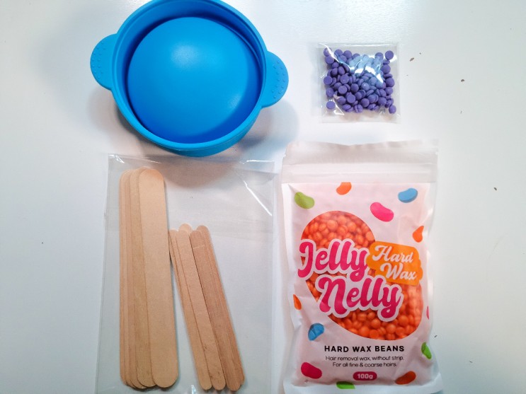 젤리넬리로 셀프왁싱 하기 - 겨드랑이왁싱, 다리왁싱