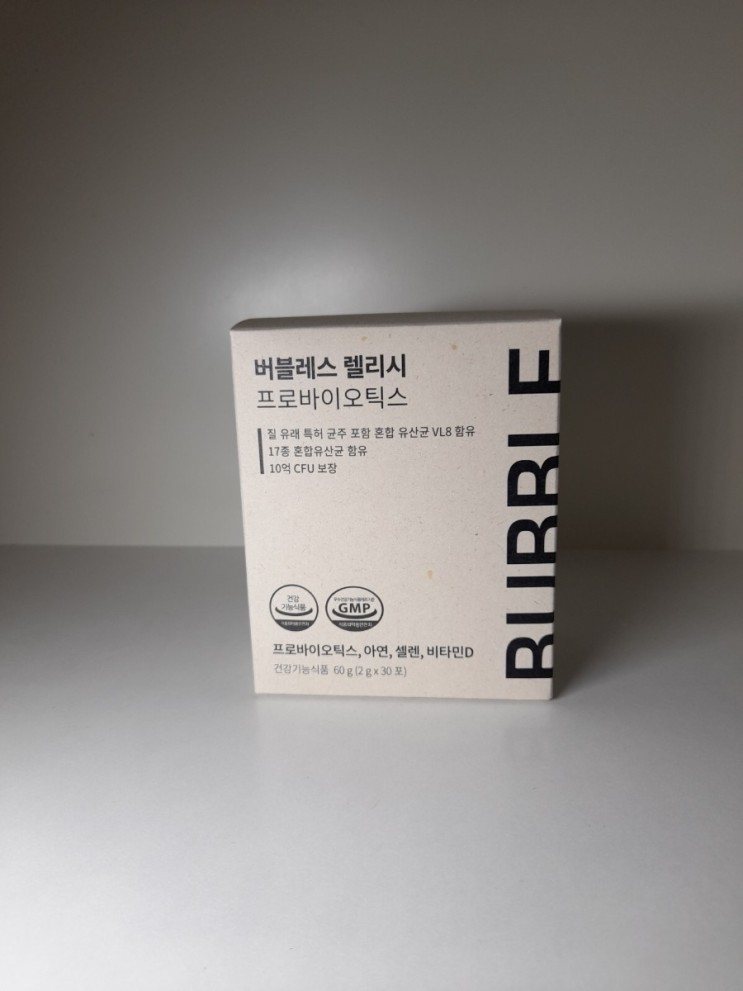 버블레스 렐리시 프로바이오틱스 + 여성유산균