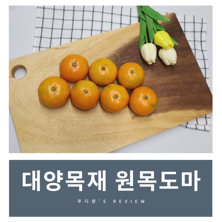 집들이 선물 추천! 대양목재 원목 도마 후기