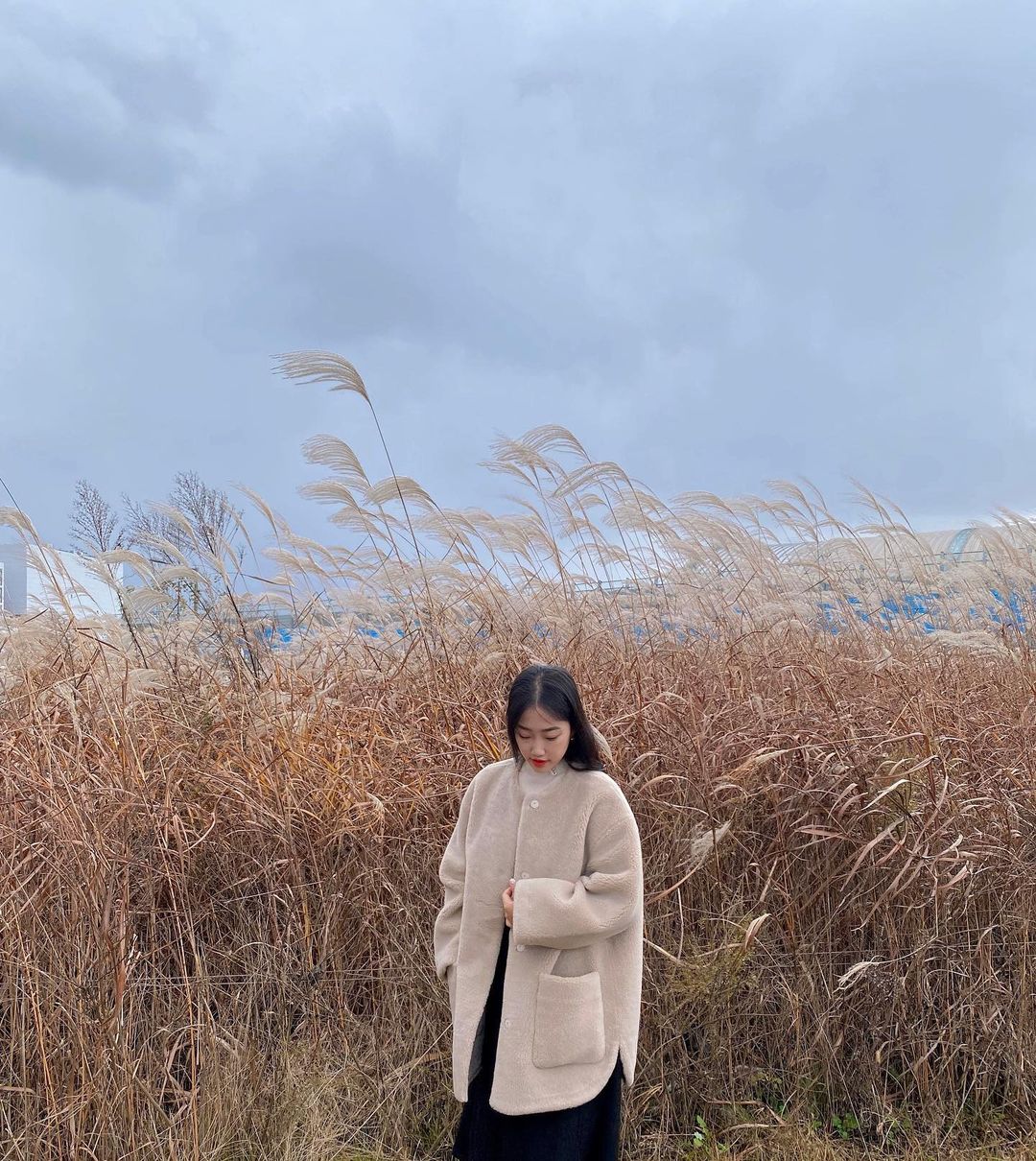 Yumi No on Instagram: “#디뉴에트 ♥ 한눈에 보아도 예쁜 아우터 발견⭐️ 꾸안꾸의 정석 🥰뽀글이 코트 꾸민듯 안꾸민듯 한 무심하지만 너무 예쁜 코트~ 🧥 오버핏이라 그런지 넉넉하고 안쪽