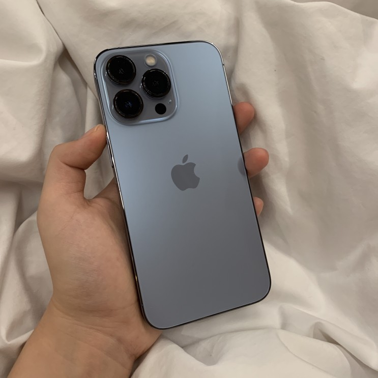 아이폰 13 pro 128GB 시에라 블루 자급제 구매 후기