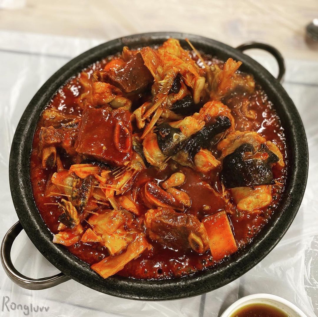 Julia’s Instagram photo: “#왕실전골아구찜칼국수 #대전맛집 #탄방동맛집 #대전아갈찜 #아구찜갈비 #대전서구남선로59번길36 #주차공간X”