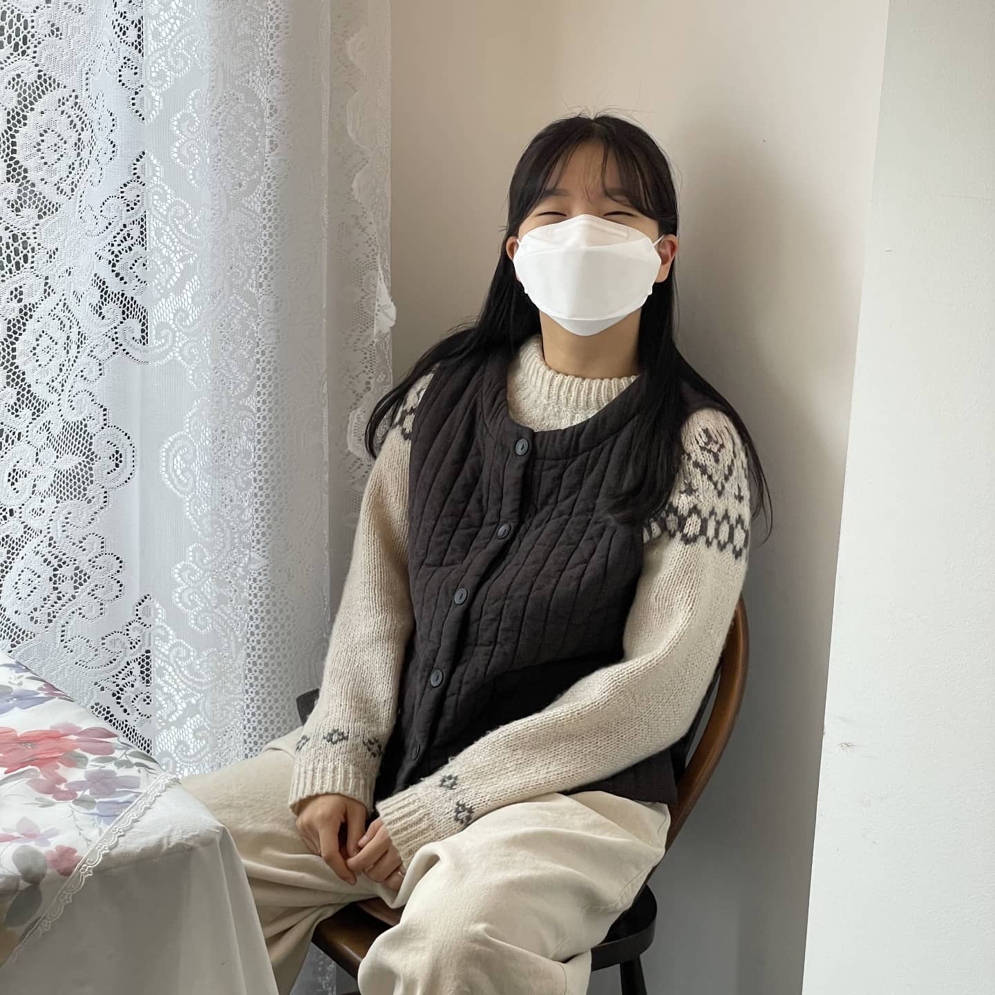 할무갬성 조끼👵👍
다음번엔 김장조끼 간다❕
