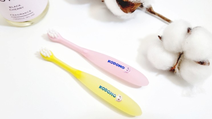 아기 칫솔 코도모안심젤리 유아칫솔로 양치질해요!