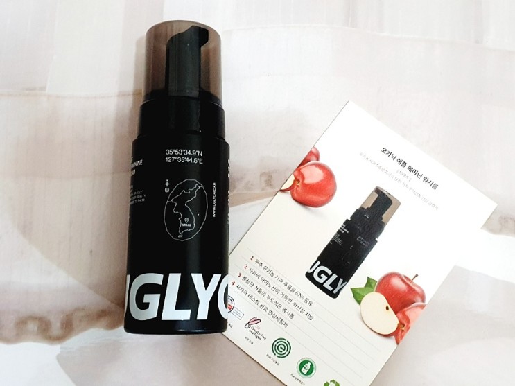 플래닛 허브 비건화장품 저자극 여성청결제 UGLYCHIC 유기농 사과 페미닌 워시폼 컨펌