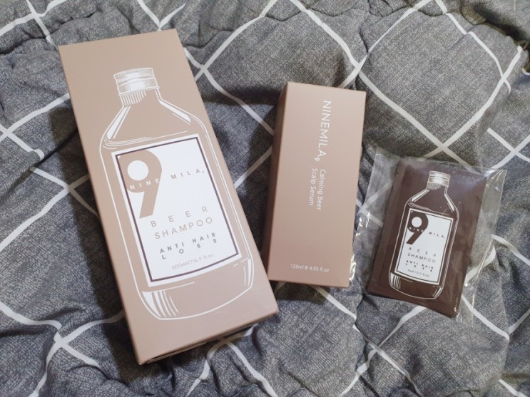 탈모예방 맥주효모세트 두피관리 홈케어 필수템 나인밀라 탈모샴푸 두피세럼