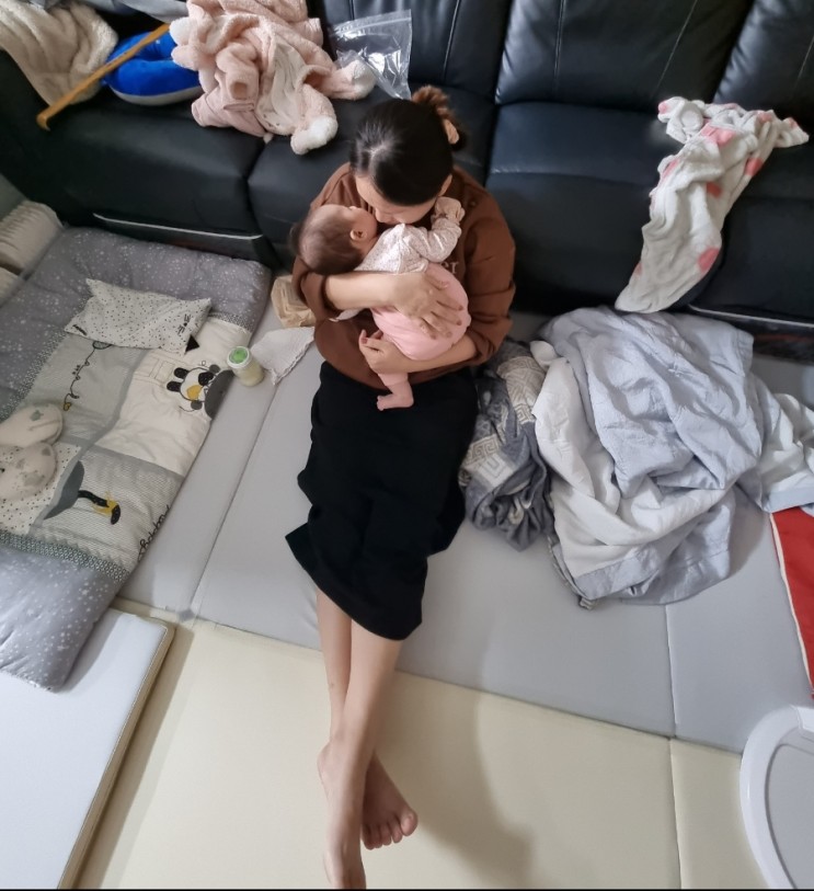 신생아아기띠 코코루아기띠 사용후기