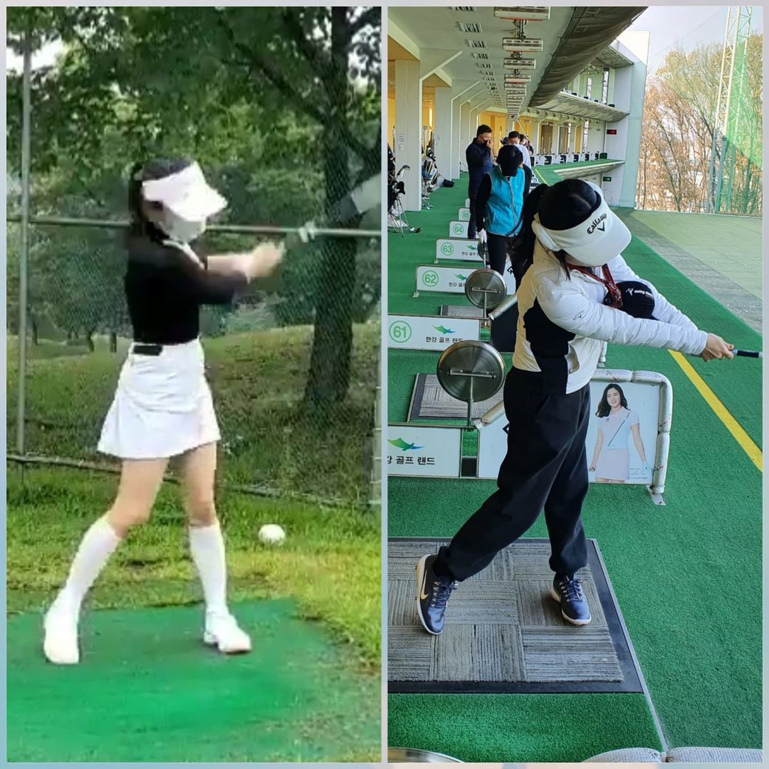 골프스윙연습기록 on Instagram: “거의 삼주 만에 간 연습장에서 감을 잃어버린 채 슬라이스가 계속 나는 경험을 하고 있던 중 휴대성이 좋아 골프백 속에 쏙 넣어놨던 스윙 클래식 스마트볼