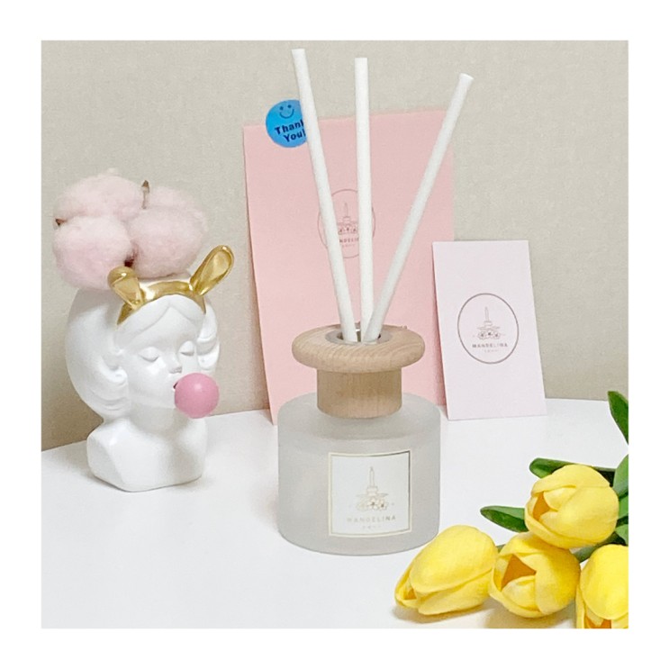 디퓨저답례품으로 좋은 만델리나 실내방향제🌼 화이트스웨이드