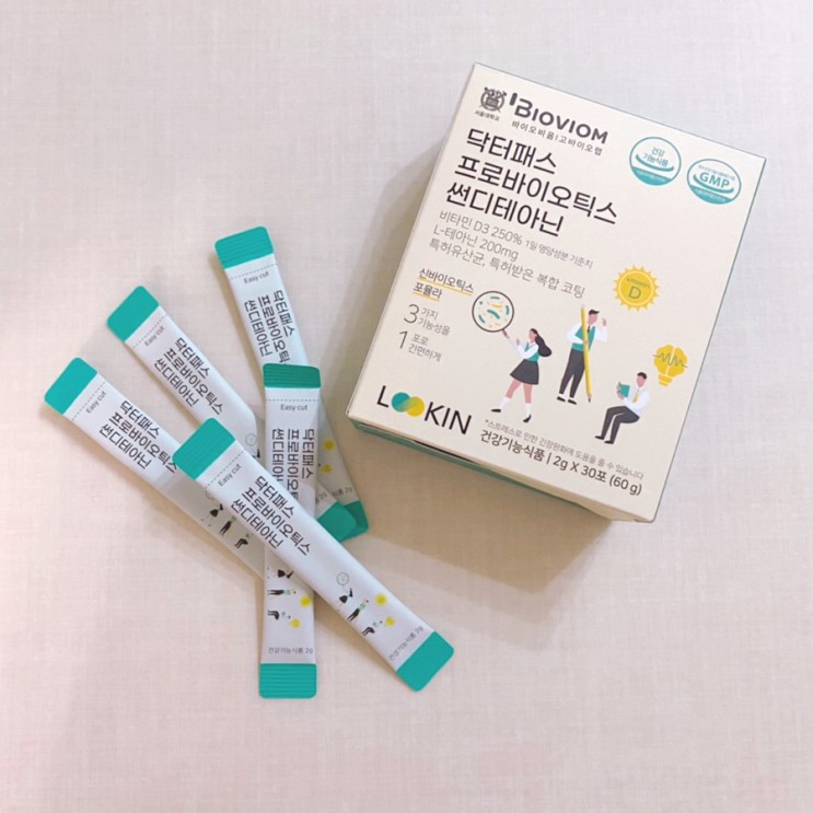 가성비 좋은 서울대유산균, 닥터패스 프로바이오틱스 썬디테아닌