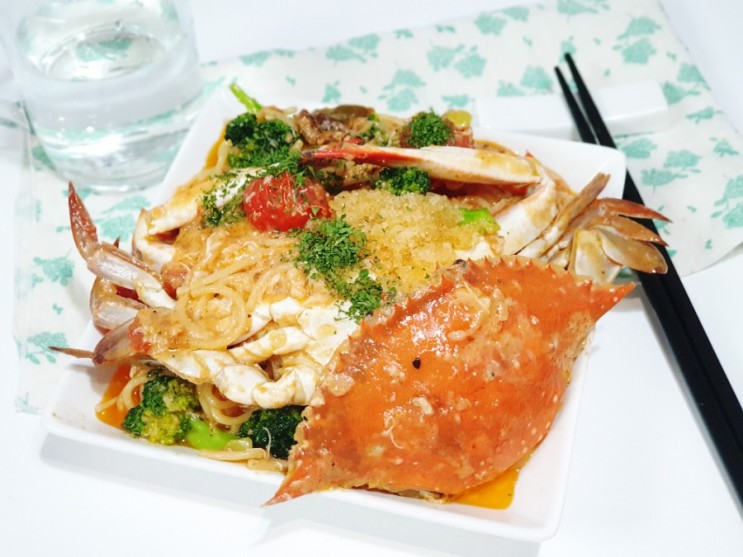 벨라스가든 홈 파티 밀키트 요리 메뉴 꽃게 로제파스타 맛있네