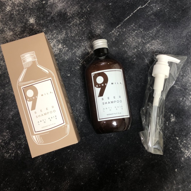 [나인밀라] 맥주효모샴푸 (탈모방지, 비듬·각질케어, 두피강화)