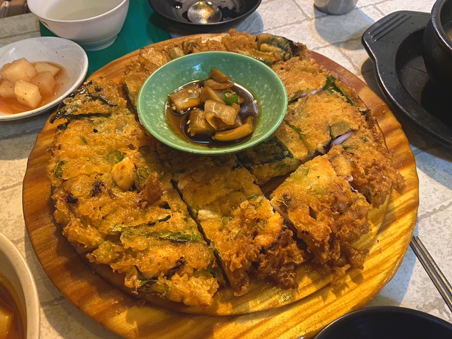 [회기역 파전골목] 파전먹고싶을땐 추억의동네 경희대맛집 노천파전