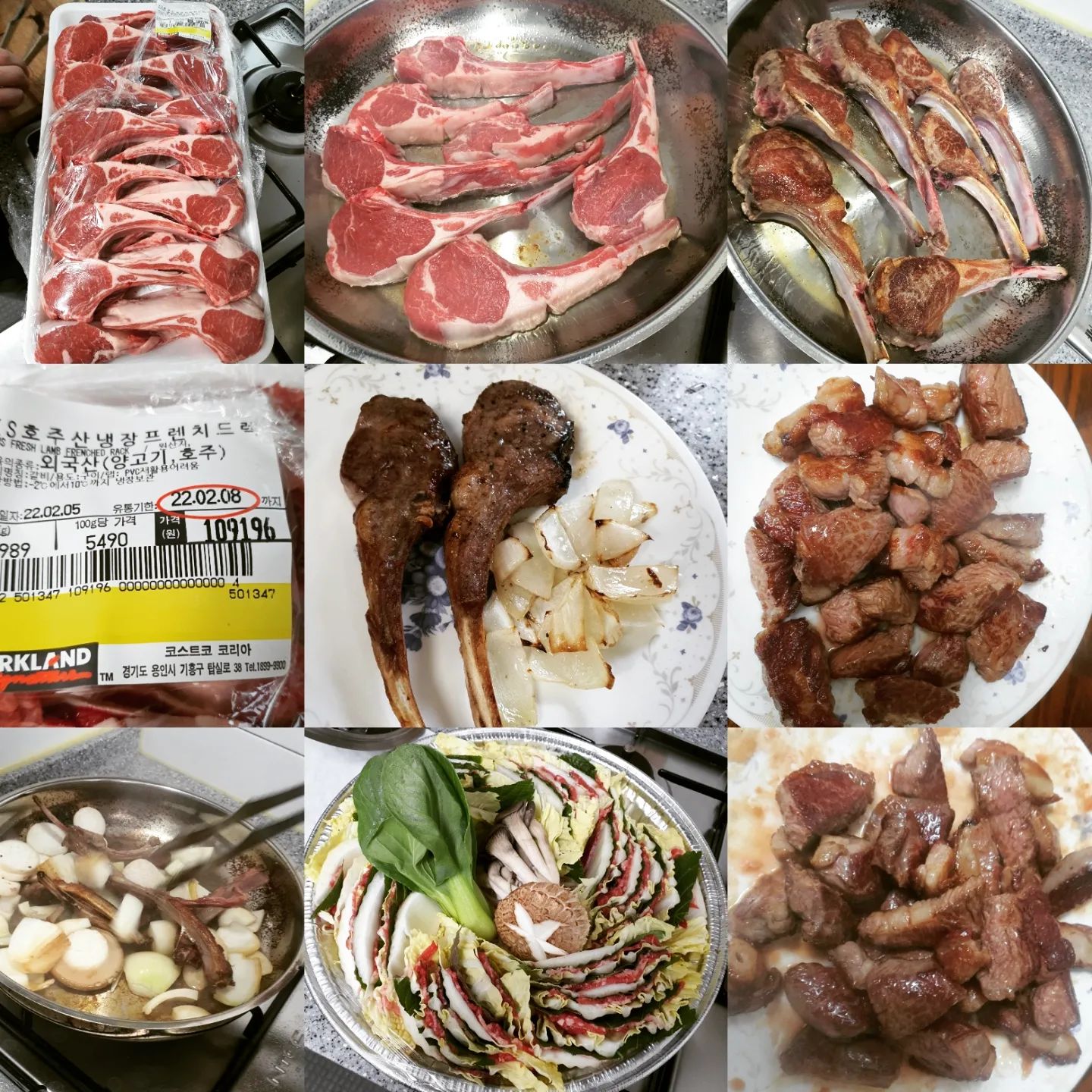 #주말먹방 #코스트코양갈비 _

#추천추천 #완전맛나요 
#남는거어쩌냐 #남는거있나요 #깨끗하게다먹음 
#후식으로 #밀푀유나베 _

#마리네이드 #시즈닝 #필요없음 
#그냥팬에후다닥 
#주방은초토화 #치우면되지뭐 
#맛나게먹었으니 #끝 _