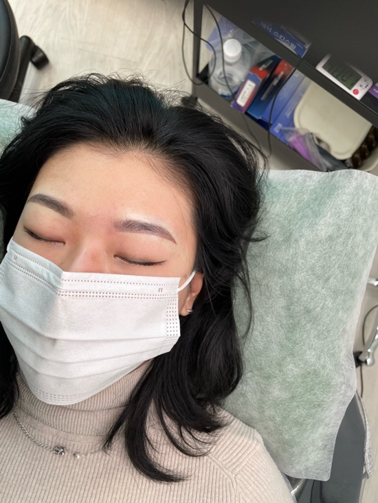 잔흔 있어도 가능한 눈썹문신! (강변역 플러피비 섀도우눈썹)