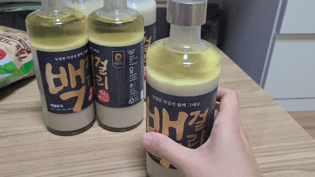출시예정, 농밀한 막걸리 백종원막걸리 백걸리 시음기!