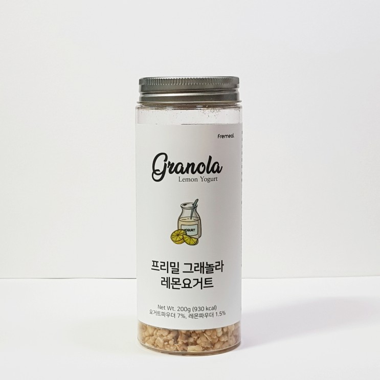 🥄건강하게 끼니 챙기기! 프리밀 그래놀라 레몬요거트🍋