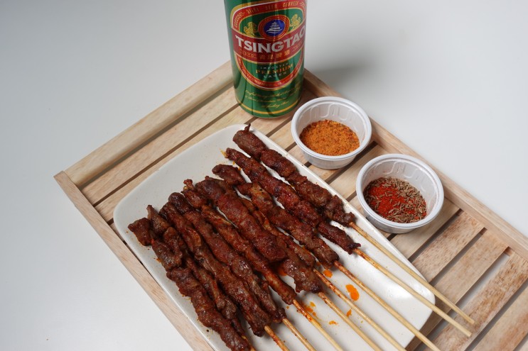 홈쿡 양꼬치 밀키트로 3분이면 뚝딱, 한중양꼬치 🍡