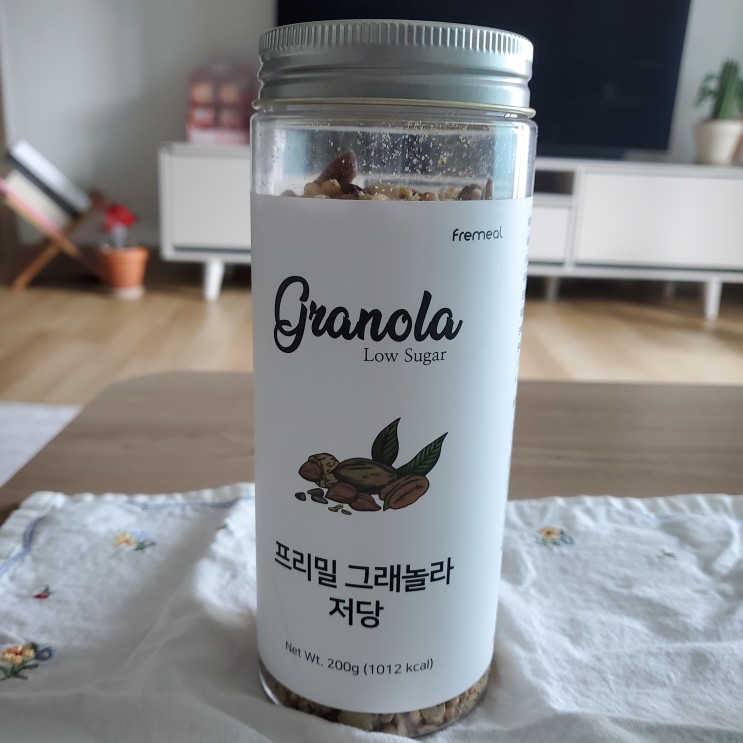 건강을 생각하는 제품 프리밀 그래놀라 저당맛 후기