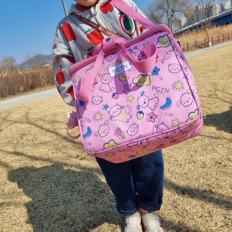 PCTN 보온보냉 이유식가방들고 런치박스랑 피크닉 소풍 봄이왔나봄🌸💮