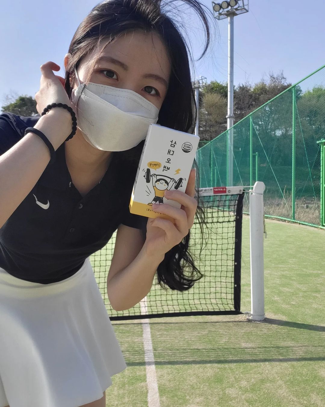 @ellie_tennis_ on Instagram: “#협찬 커피 못마시는 나에게 너무 필요했던 부스터🔥 오늘도 4시간 빡테 끄떡없다💪💪💪 #삼대오백#헬린이#헬스부스터#헬스보조제#오운완#운동하는직장인#운동