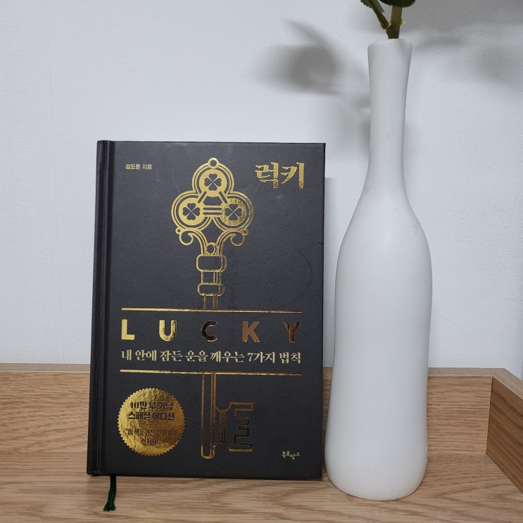 [책 추천] 내 안에 숨겨진 행운을 꺼내는 책 '럭키' (김도윤)