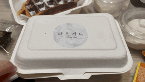 [속보] 이 집 영업하려고 블로그 시작해 ••• 내돈내산 구월동 크로플 맛집 / 구월동 카페 라온제나 본점