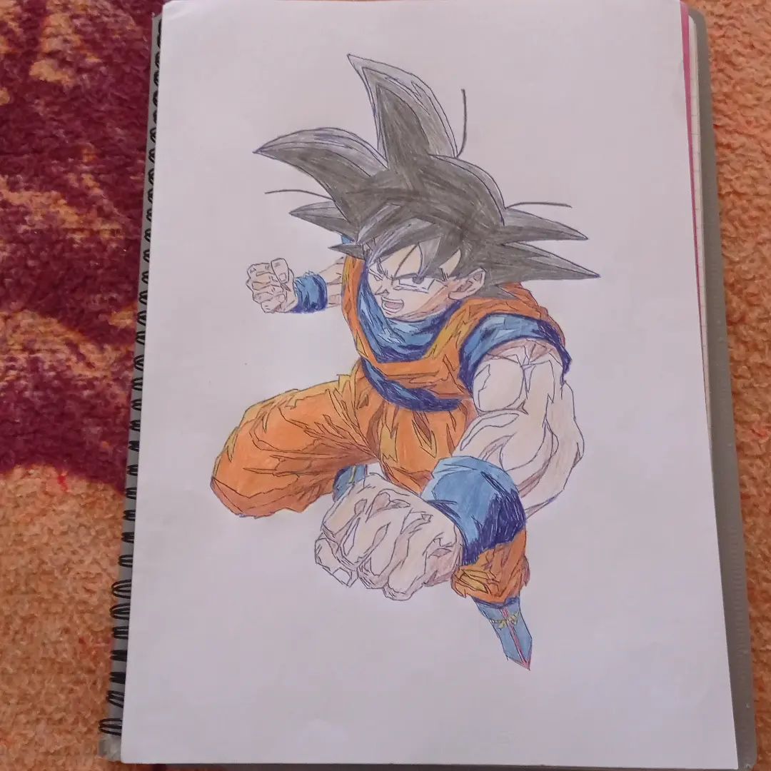 After a few days, I'm left with this! My niece requested this drawing of Son Goku (Anime: Dragon Ball)
and I'm really really proud of how it turned out! I'm so excited to give it to her! Hope she likes the results as much as I do!
#drawing #SonGoku #DragonBall