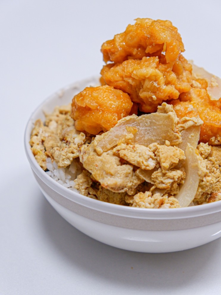 아워홈 행복한맛남 골든 치킨 가라아게로 가라아게동 만들기 덮밥 레시피