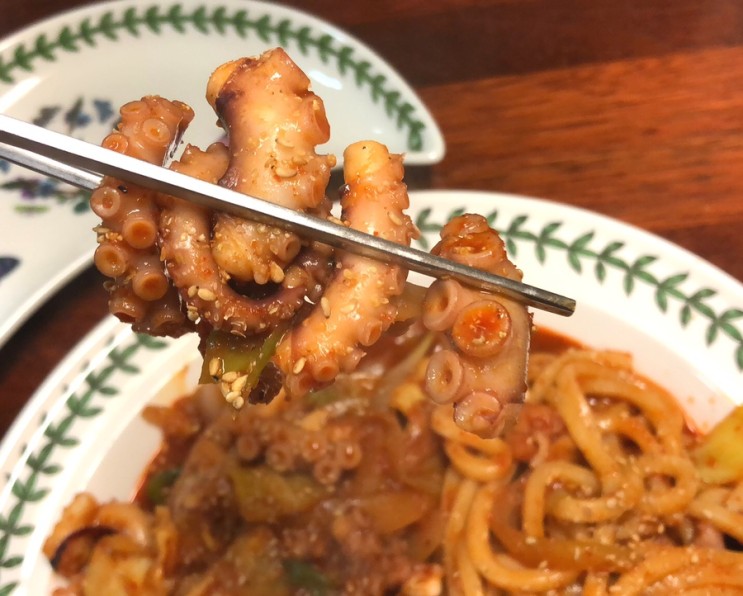 맛있었던 낙지볶음 냉동낙지 후기 <마녀수산>