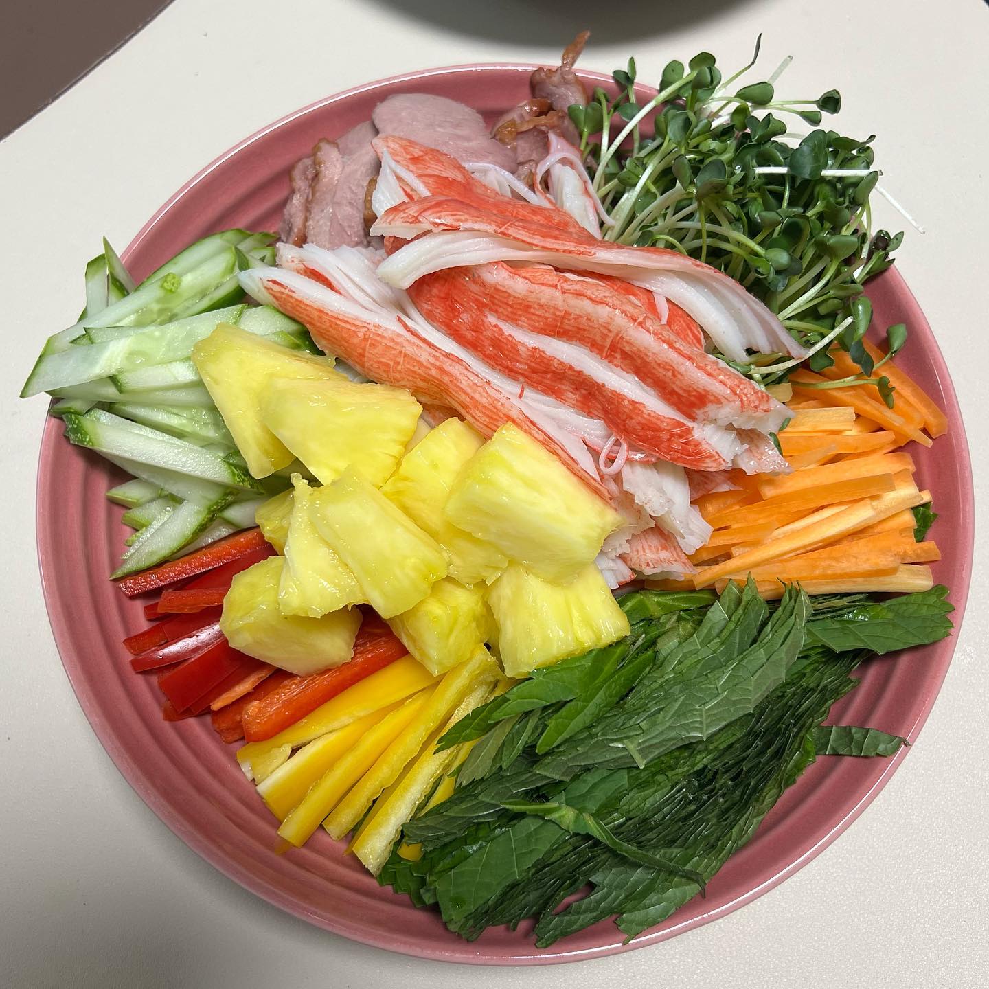 건강식단중 그나마 간단한 월남쌈 🌿 먹어도 먹어도 끝없이 들어가는 매직🥗😋