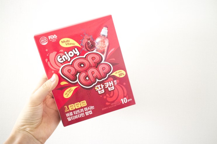 비타민음료의 신세계! : 팝캡 멀티비타민