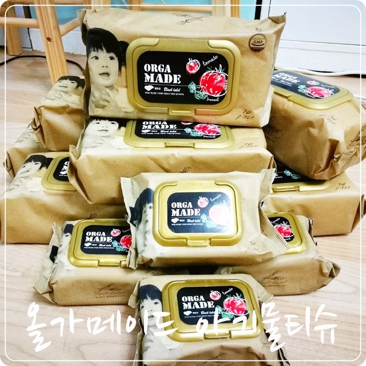 아기물티슈 도톰한엠보싱 올가메이드
