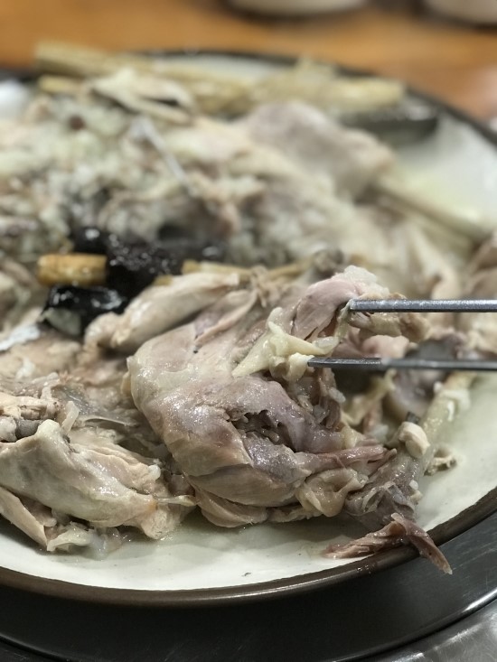 서대문연말모임 홍제역맛집 산천마루 한방누룽지백숙