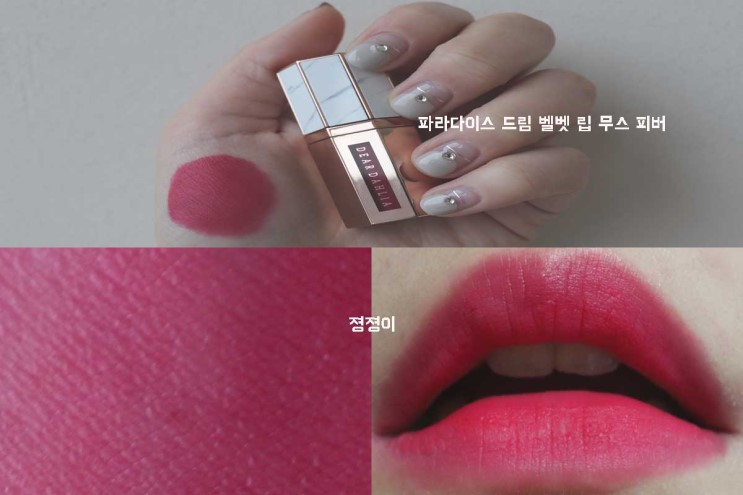 디어달리아 파라다이스 드림 벨벳 립 무스 신상템 피버