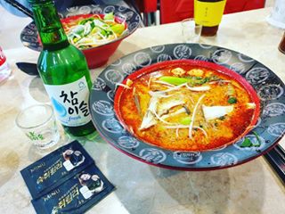 니니맘🐩 on Instagram: “지난 토요일 🌸 . . 간만에 , 수원역에서 한잔🍶 술마시기전 숙취해소제 "미누"먹고  마라탕 먹고싶다고 해서 🥘  오랜만에 중국당면😝 . . #미누#미누숙취해소제#미누숙취킬러#숙취#음주 #숙취해소#술스타그램#숙취그램#음주전후#과음…”