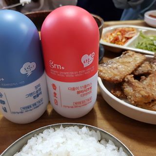 솔자매마밍 on Instagram: “굶는 다이어트는 이제 그만하고~  적당히 섭취하면서 적당히 운동하면서!  grn과 함께하면서~ 쉽게쉽게 다이어트!  좋아하는 갈치조림 맘껏 먹을수 있어서 넘나 좋은것!~ 건강식품으로 분류되어 있는 grn 천둥이, 다홍이  키토산과 지방 분해제와…”