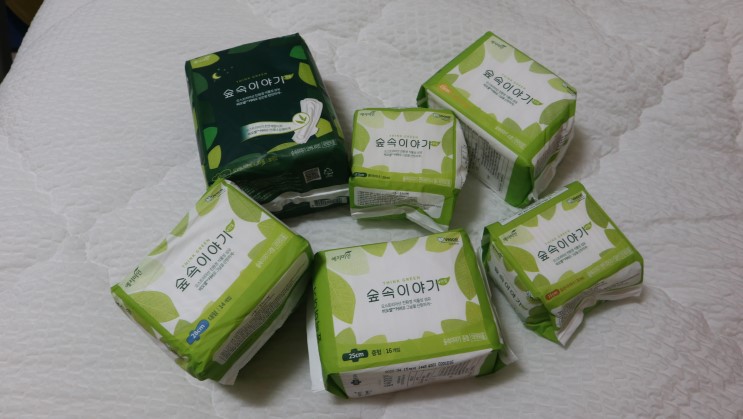 [ 국내산생리대 추천 / 예지미인 숲속이야기 생리대 ]  (대형,중형,소형, 오버나이트, 팬티라이너) 후기(리뷰)