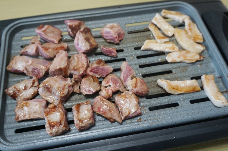 온라인정육점 육덕간 갈매기살 항정살 먹방 후기
