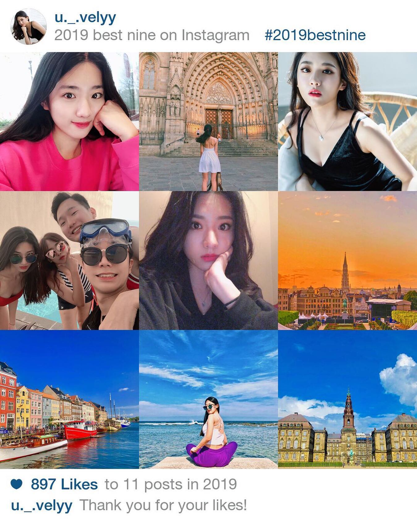 난 늘 한결같이 방방곳곳 싸돌아다니는구나. 2019년은 다양한 경험들을 할수있어서 좋았다. 이 경험들을 통해 내면적으로 좀 더 발전 할수 있었던 것 같다. I love my self❤️
#2019bestnine